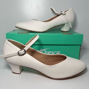 NEW so danca CELINE ch50 white 8.5 narrow dance shoes